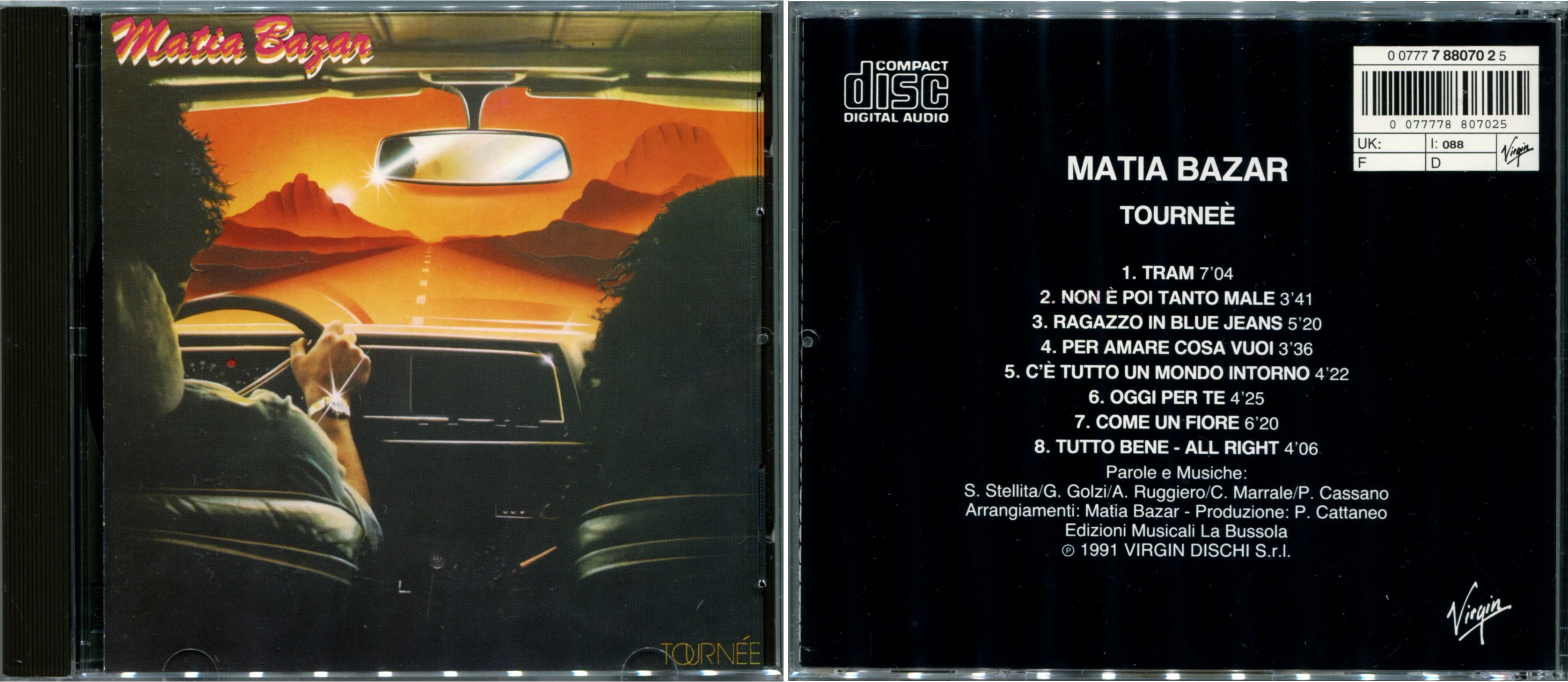 洋楽 MATIA BAZAR 6CD LIMITED EDITION Matia Bazarのページ